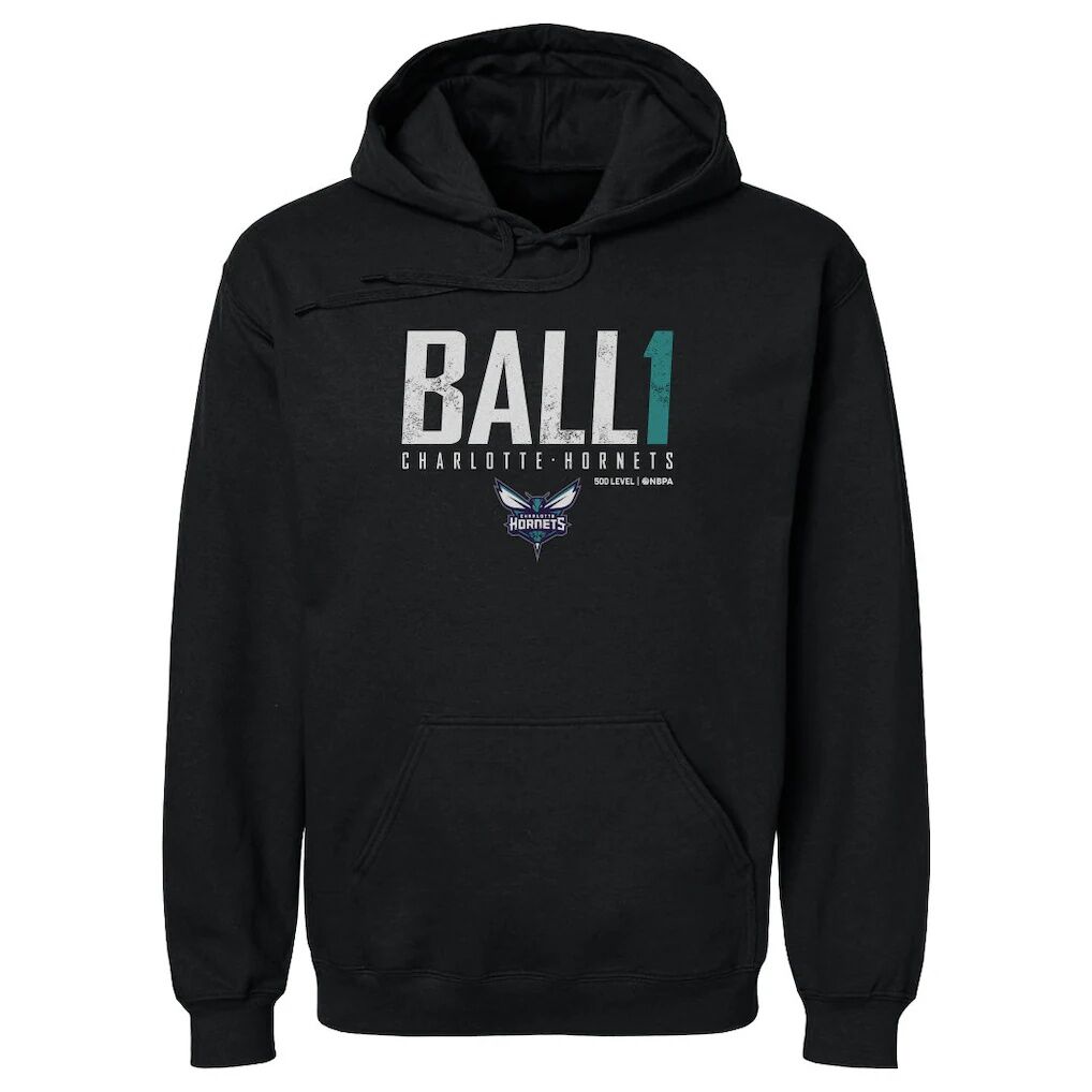 LaMelo Ball Charlotte Hornets 500 Level Elite Pullover Hoodie