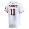 Cam Smith #11 Houston Astros Nike Home Limited Player Jersey - White - Detail View