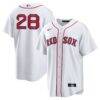 Kristian Campbell Boston Red Sox Nike Home Replica Jersey - White - Front View