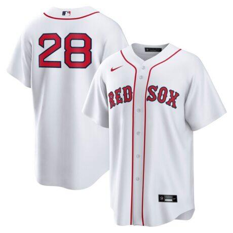 Kristian Campbell Boston Red Sox Nike Home Replica Jersey - White - Front View