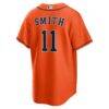 Cam Smith Houston Astros Nike Alternate Replica Jersey - Orange - Detail View