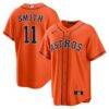 Cam Smith Houston Astros Nike Alternate Replica Jersey - Orange - Front View