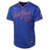 Mark Vientos New York Mets Nike Youth Alternate 2 Limited Jersey - Royal - Royal - Side View