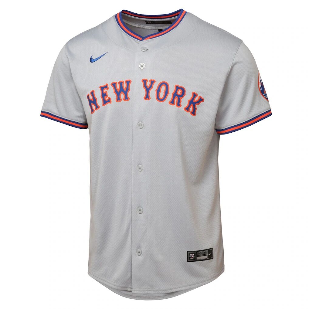 New York Mets Youth Road Limited Jersey