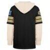 New Orleans Saints '47 Split Zone Cornerback Duo Hoodie - Black - Detail View