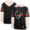 Houston Texans '47 Split Zone Cornerback Duo Hoodie - Black - Front View