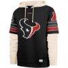 Houston Texans '47 Split Zone Cornerback Duo Hoodie - Black - Side View