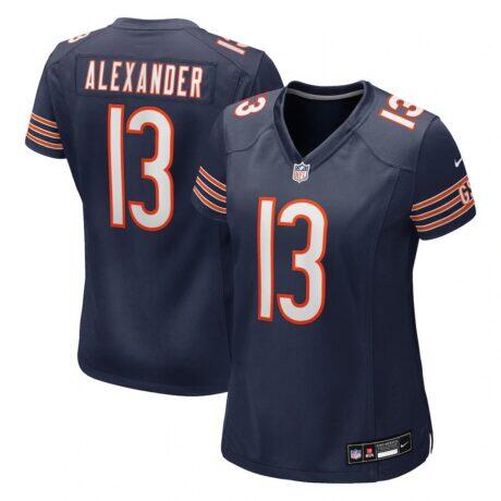 Maurice Alexander Chicago Bears Nike Women's Team Game Jersey - Navy - Front View
