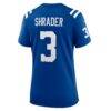 Spencer Shrader Indianapolis Colts Nike Women's Team Game Jersey - - Detail View