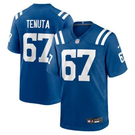 Luke Tenuta Indianapolis Colts Nike Team Game Jersey - - Front View