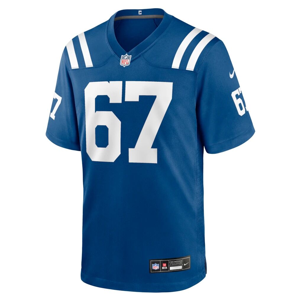 Luke Tenuta Indianapolis Colts Nike Team Game Jersey -  Royal