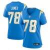 Andre James Los Angeles Chargers Nike Women's Team Game Jersey - - Front View