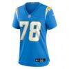 Andre James Los Angeles Chargers Nike Women's Team Game Jersey - - Side View