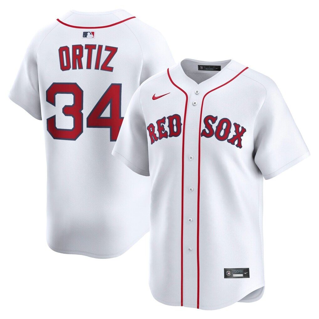 David Ortiz Boston Red Sox Nike Home Limited Jersey