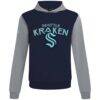 Seattle Kraken Levelwear Ultimate Mission Pullover Hoodie - - Front View