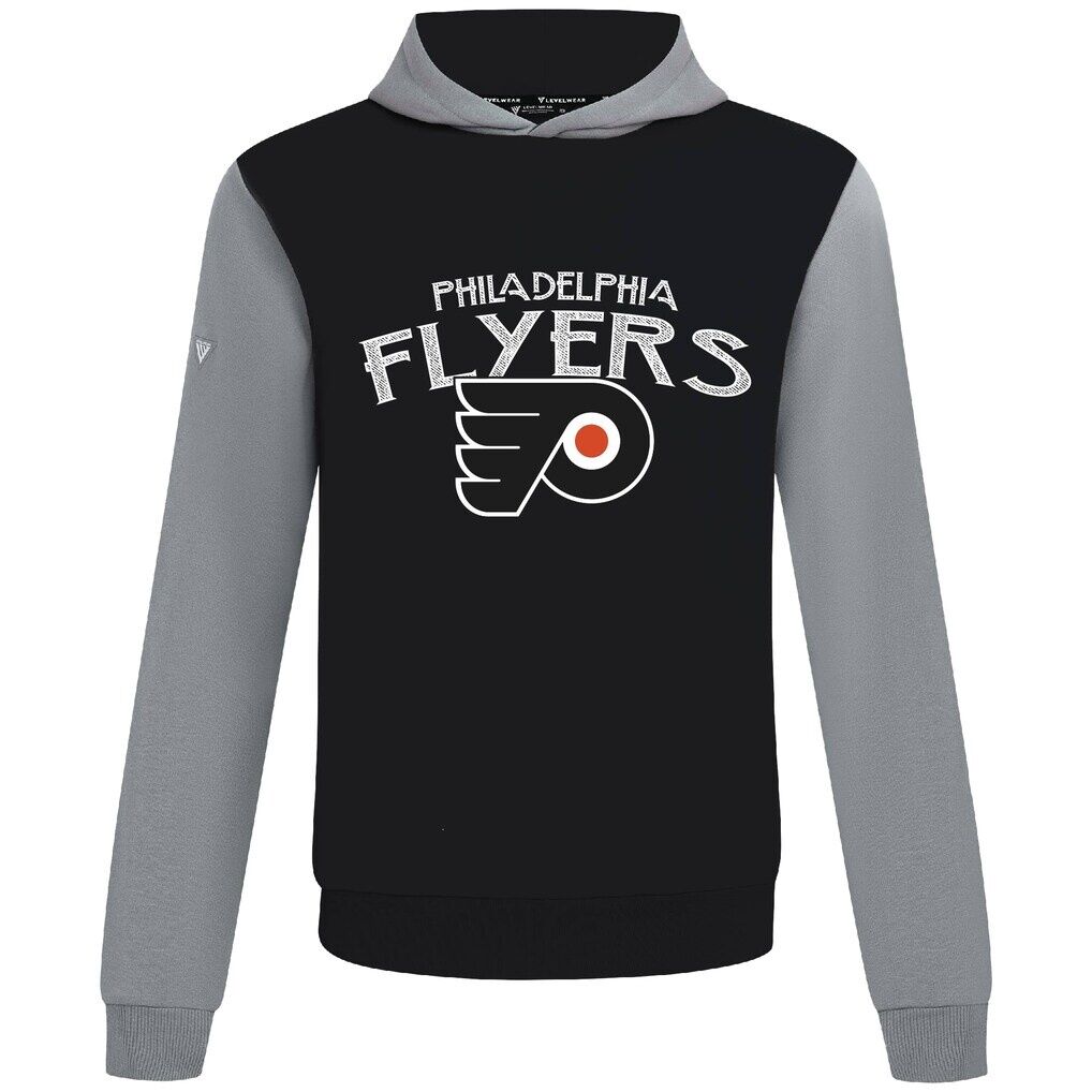 Philadelphia Flyers Levelwear Ultimate Mission Pullover Hoodie - Black/Gray