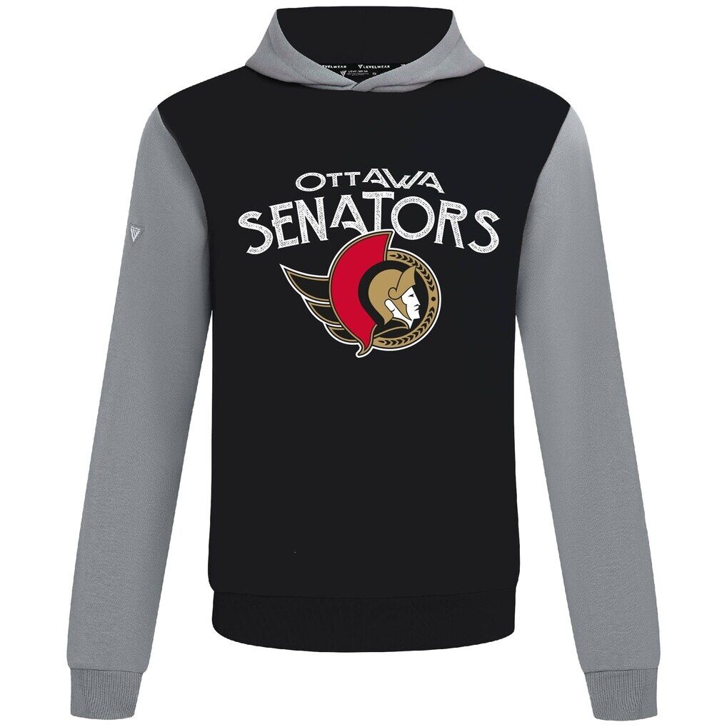 Ottawa Senators Levelwear Ultimate Mission Pullover Hoodie - Black/Gray