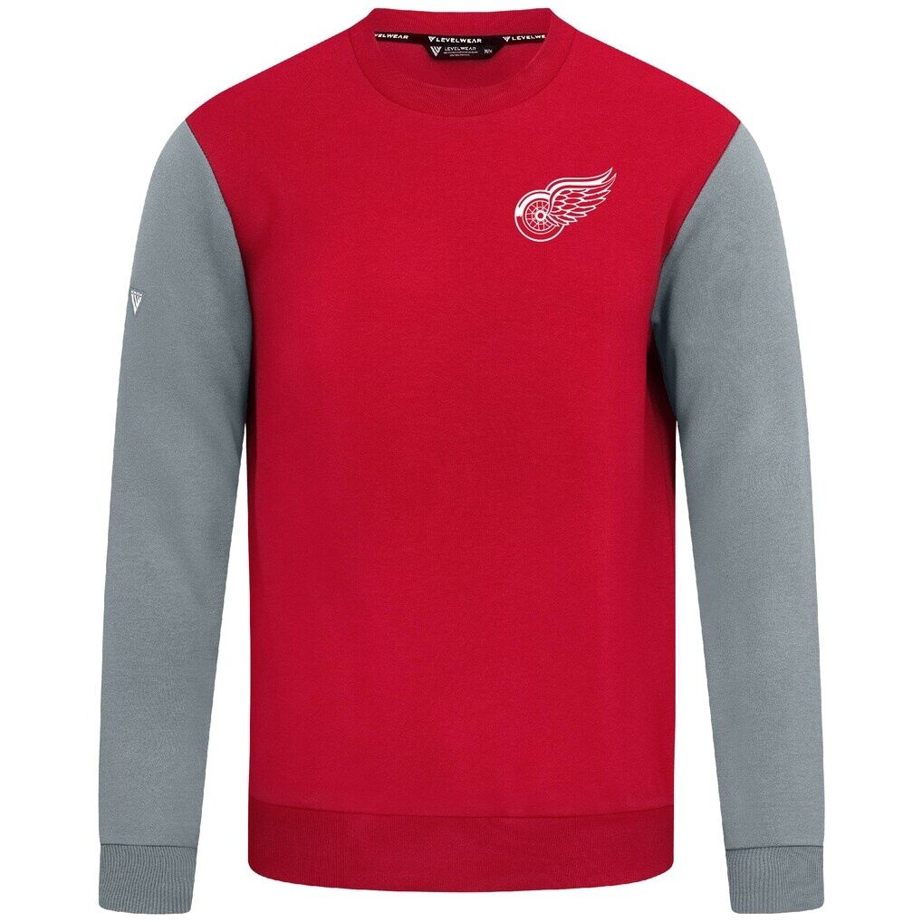 Detroit Red Wings Levelwear  Ultimate Response Sweatshirt - Red/Gray