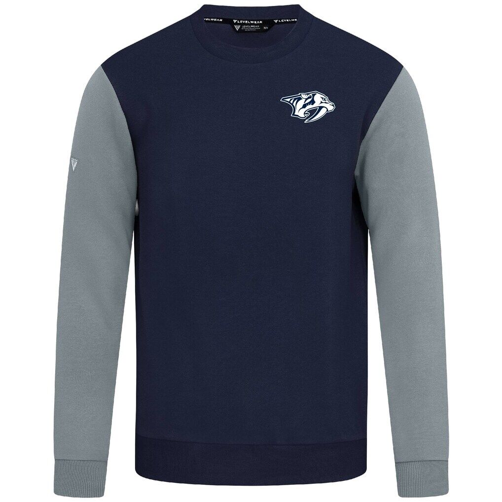 Nashville Predators Levelwear  Ultimate Response Sweatshirt - Navy/Gray