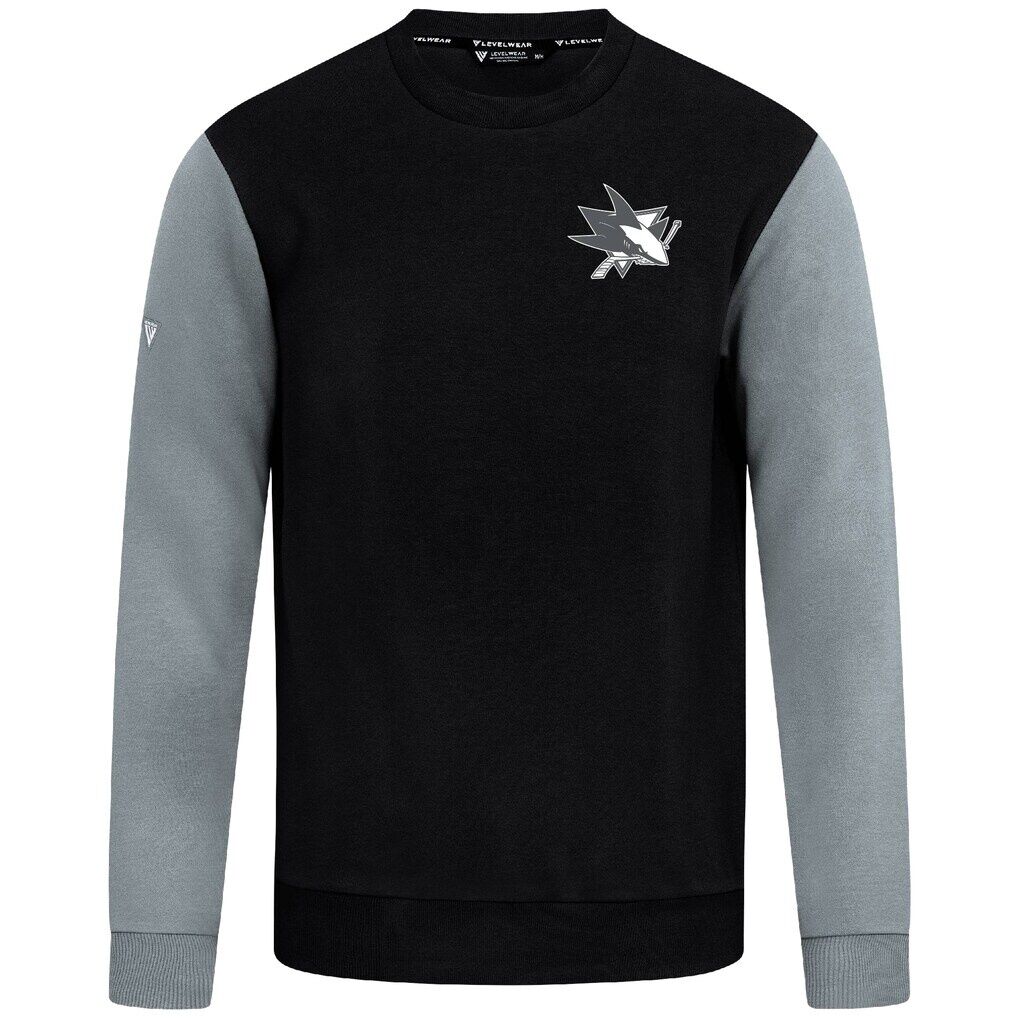 San Jose Sharks Levelwear  Ultimate Response Sweatshirt - Black/Gray