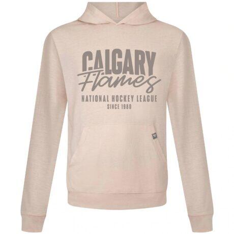 Calgary Flames Levelwear Relay Response Pullover Hoodie - Khaki - Front View