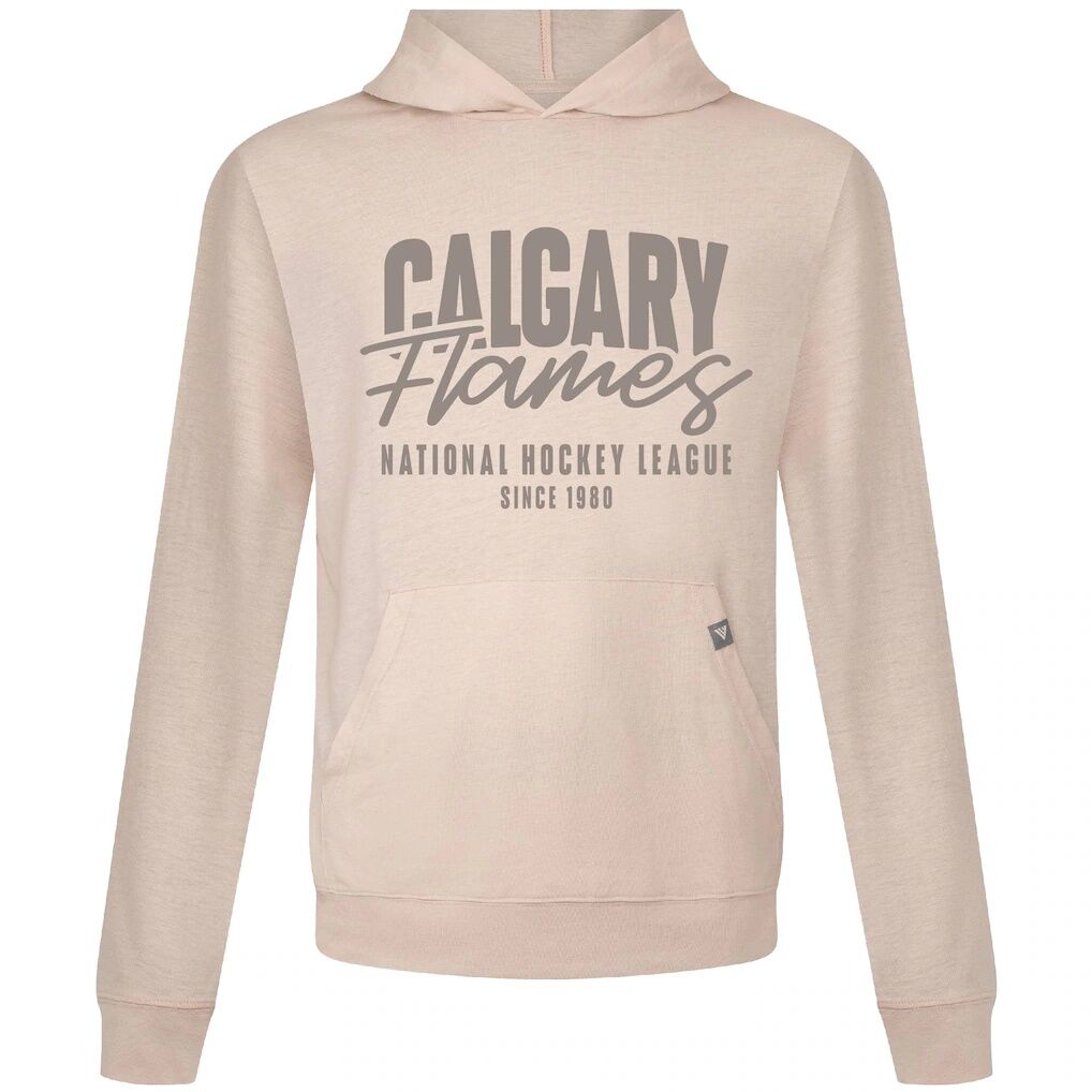 Calgary Flames Levelwear Relay Response Pullover Hoodie - Khaki