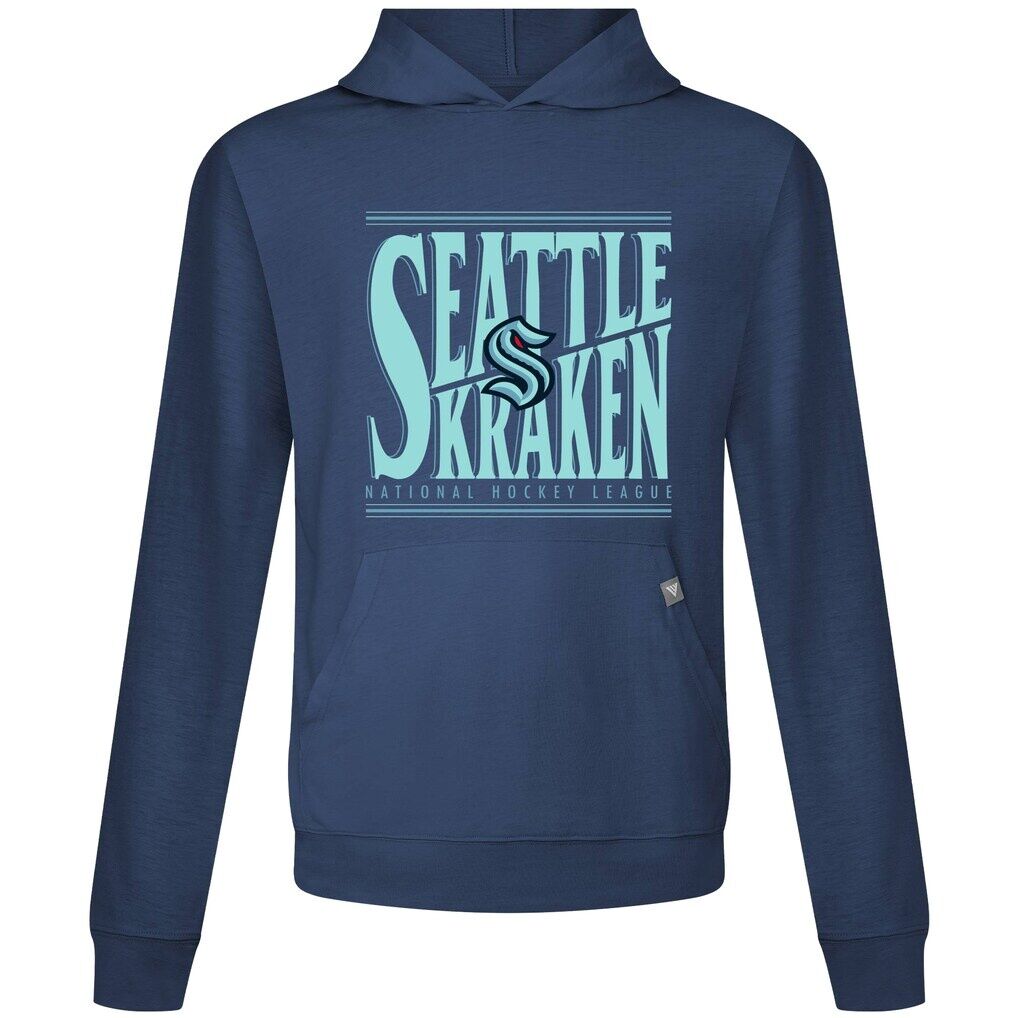 Seattle Kraken Levelwear Relay Powerhouse Pullover Hoodie - Deep Sea Blue