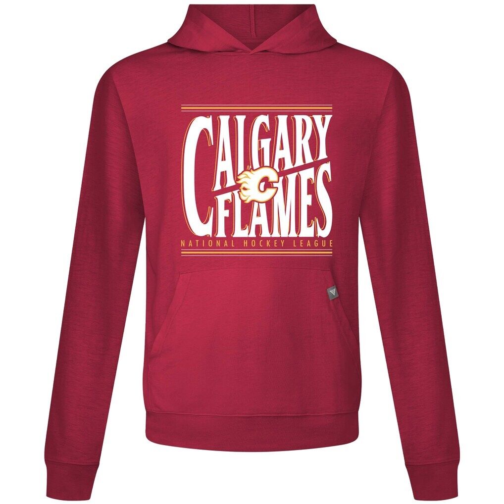 Calgary Flames Levelwear Relay Powerhouse Pullover Hoodie