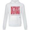 Detroit Red Wings Levelwear Relay Powerhouse Pullover Hoodie - White - Front View