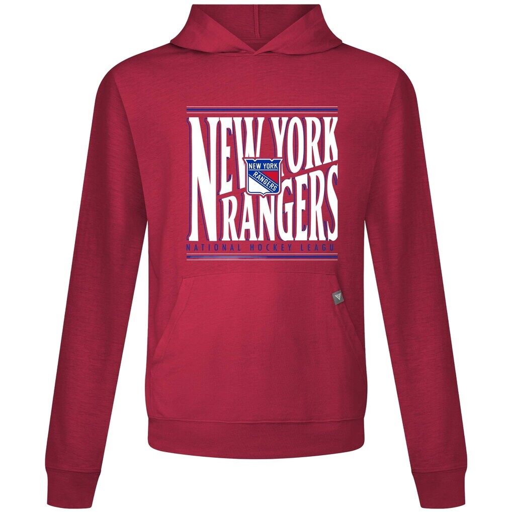 New York Rangers Levelwear Relay Powerhouse Pullover Hoodie