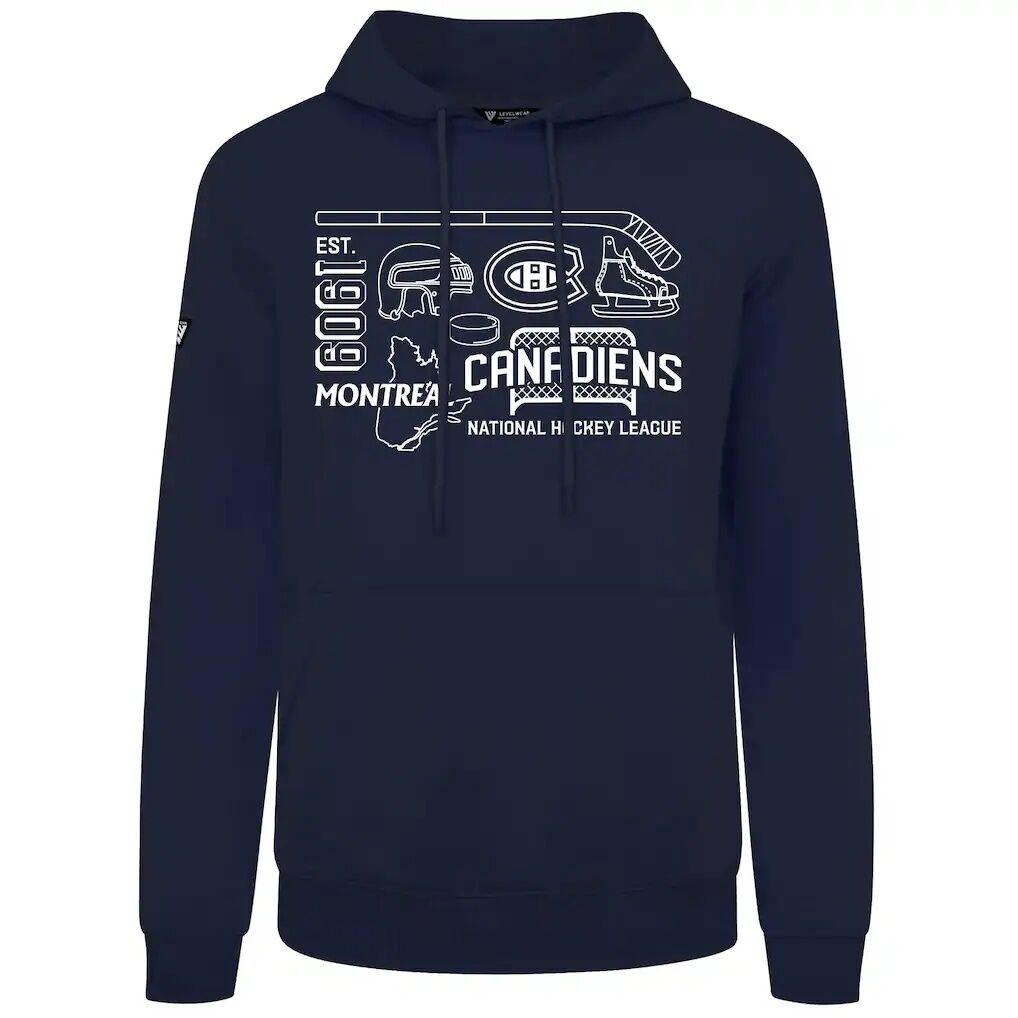 Montreal Canadiens Levelwear Podium Campaign Pullover Hoodie