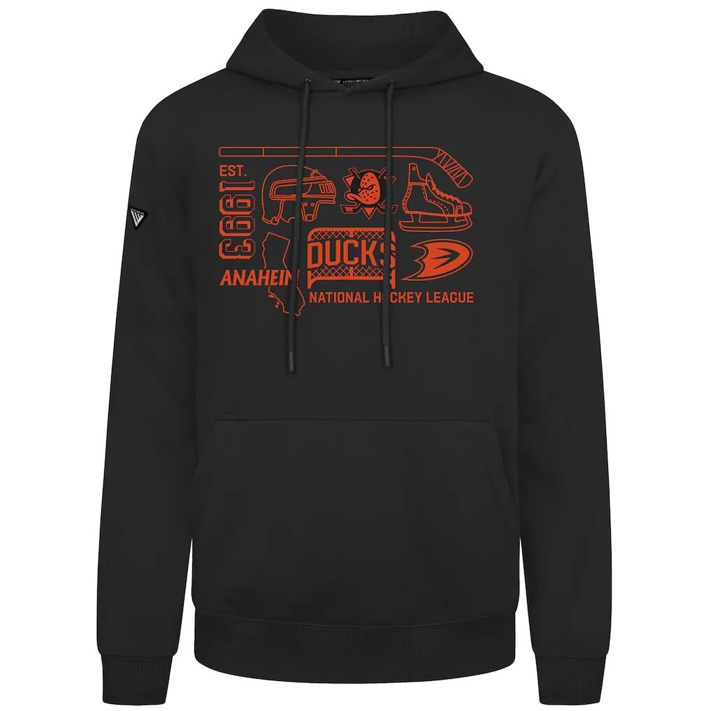 Anaheim Ducks Levelwear Podium Campaign Pullover Hoodie