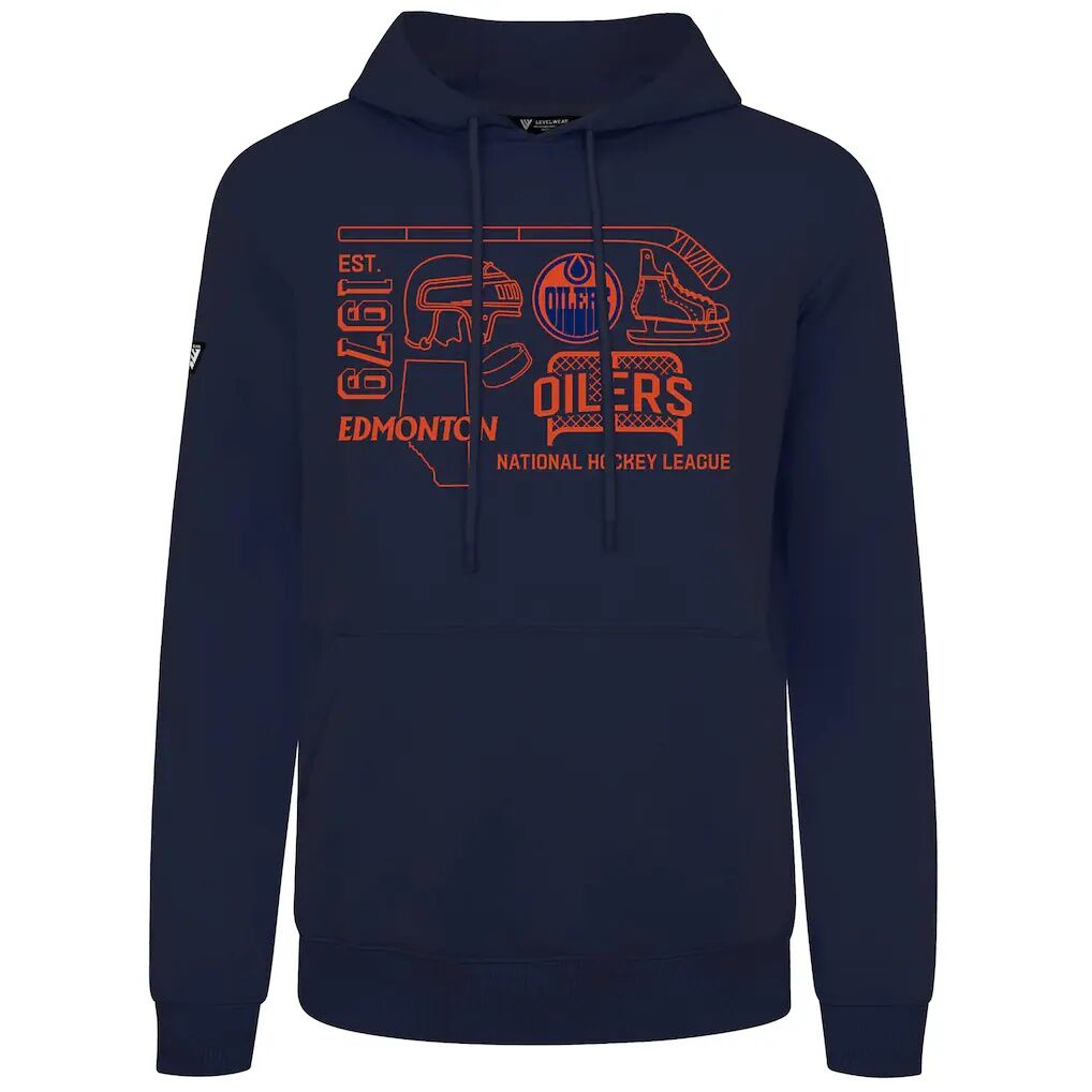 Edmonton Oilers Levelwear Podium Campaign Pullover Hoodie
