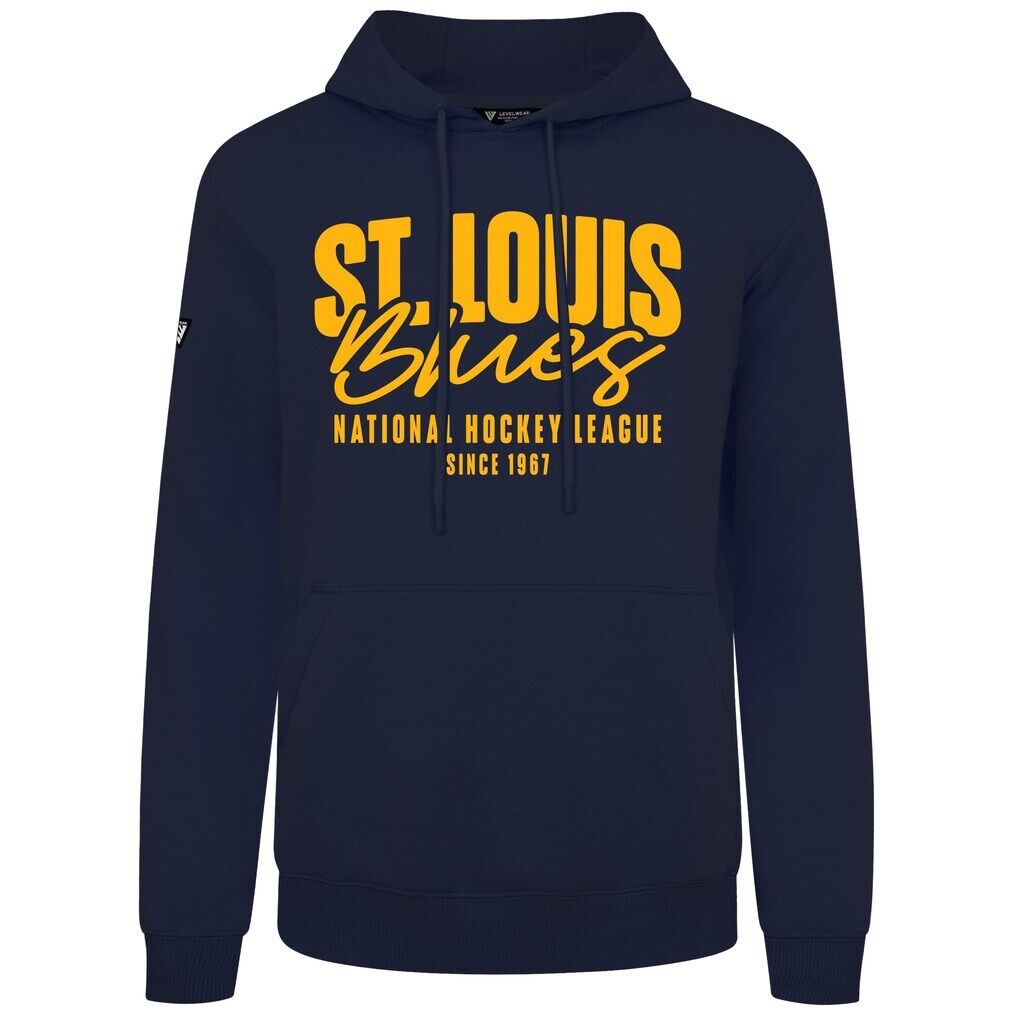 St. Louis Blues Levelwear Podium Response Pullover Hoodie