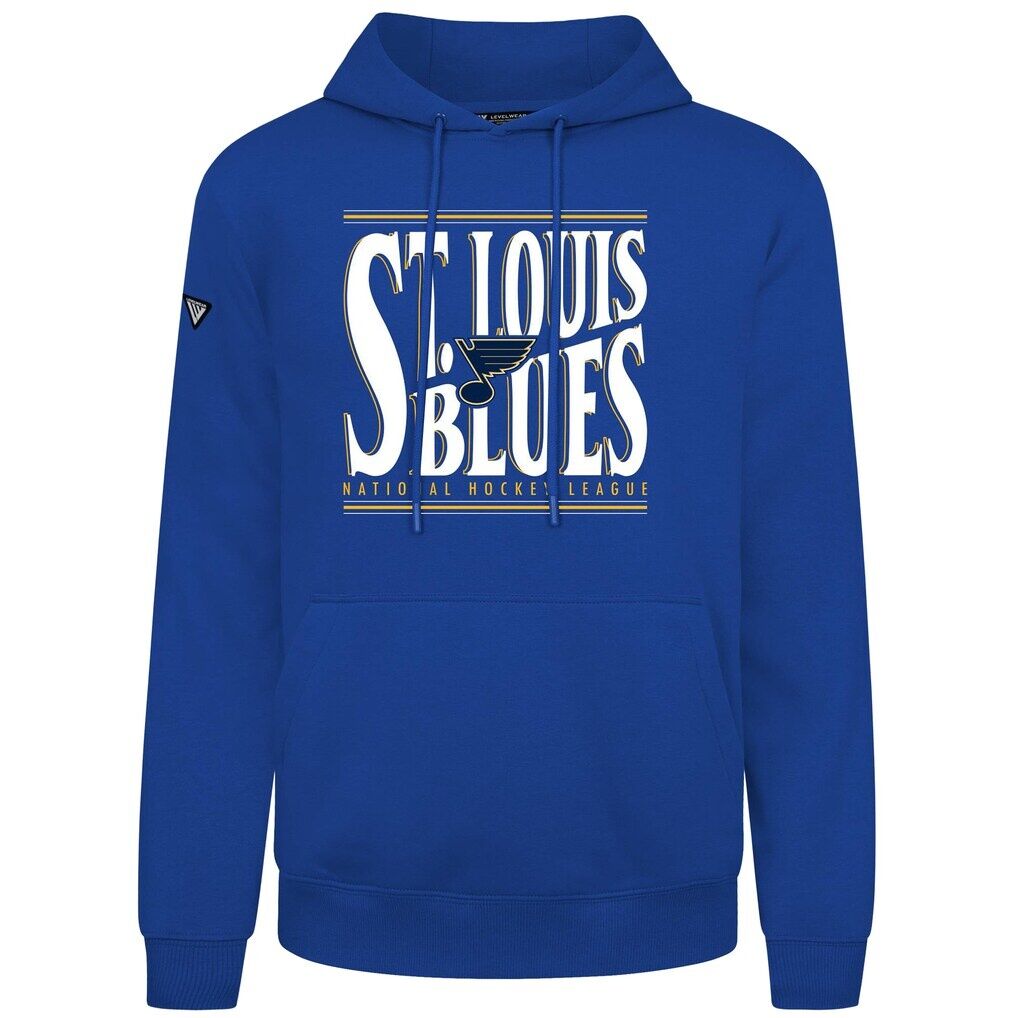 St. Louis Blues Levelwear Podium Powerhouse Pullover Hoodie - Royal