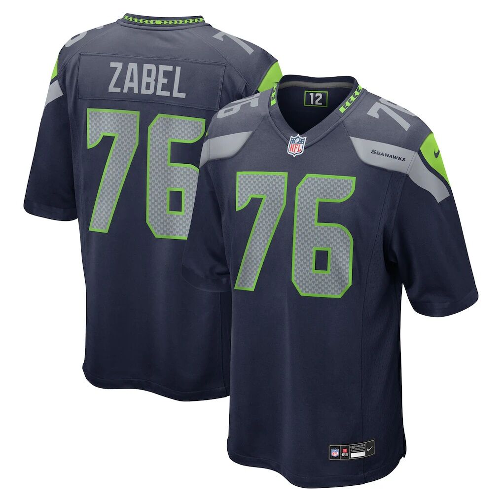 Grey Zabel Seattle Seahawks Nike Team Game Jersey