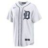 Wenceel Pérez Detroit Tigers Nike Home Replica Jersey - White - Side View