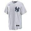 Ben Rice New York Yankees Nike Home Replica Jersey - White - Side View