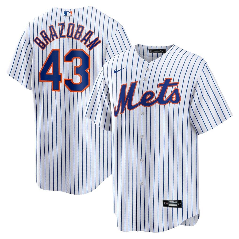 Huascar Brazobán New York Mets Nike Home Replica Jersey