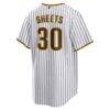 Gavin Sheets San Diego Padres Nike Home Replica Jersey - White - Detail View