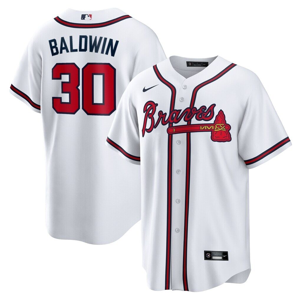 Drake Baldwin Atlanta Braves Nike Home Replica Jersey