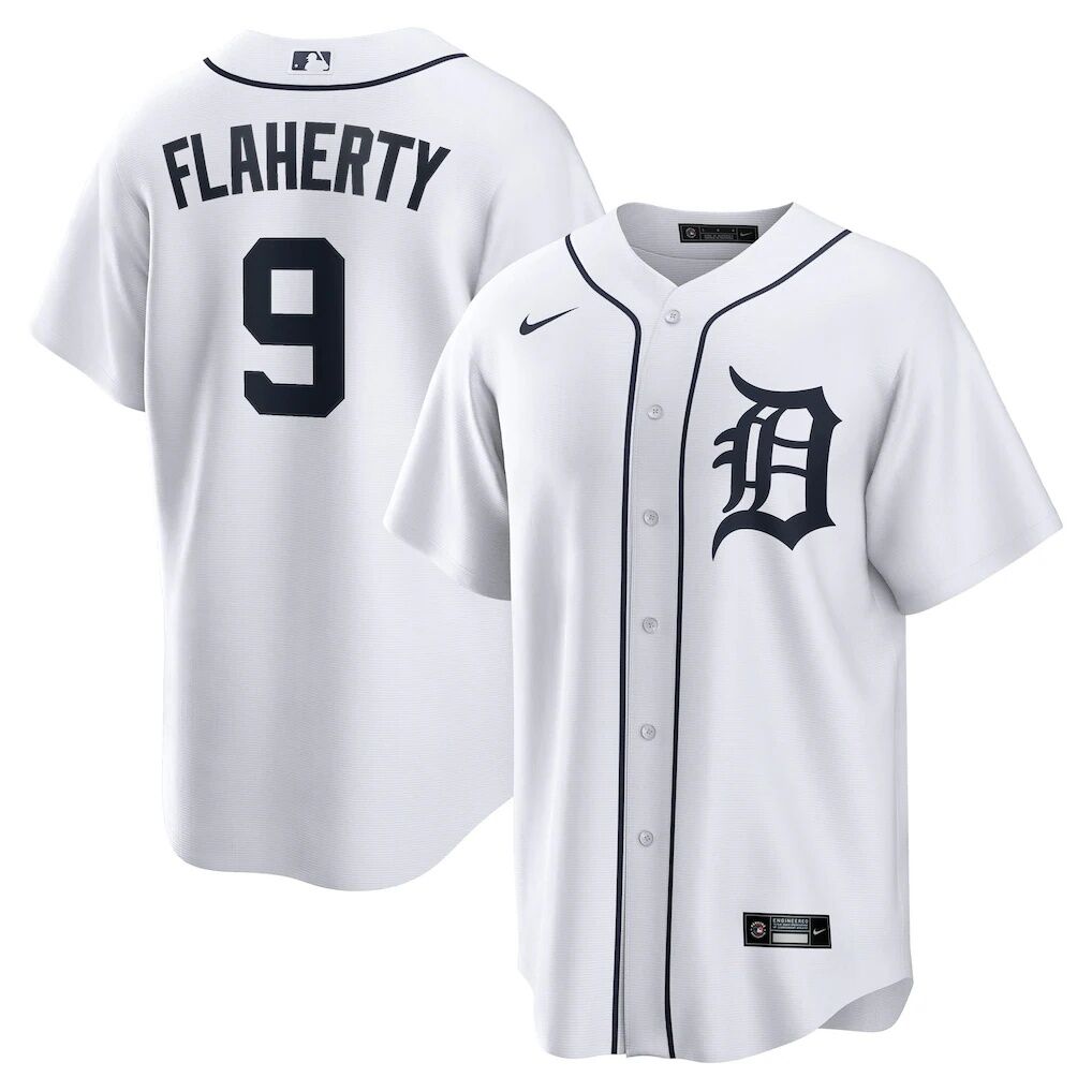 Jack Flaherty Detroit Tigers Nike Home Replica Jersey