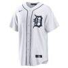 Jack Flaherty Detroit Tigers Nike Home Replica Jersey - White - Side View