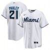 Graham Pauley Miami Marlins Nike Home Replica Jersey - White - Front View