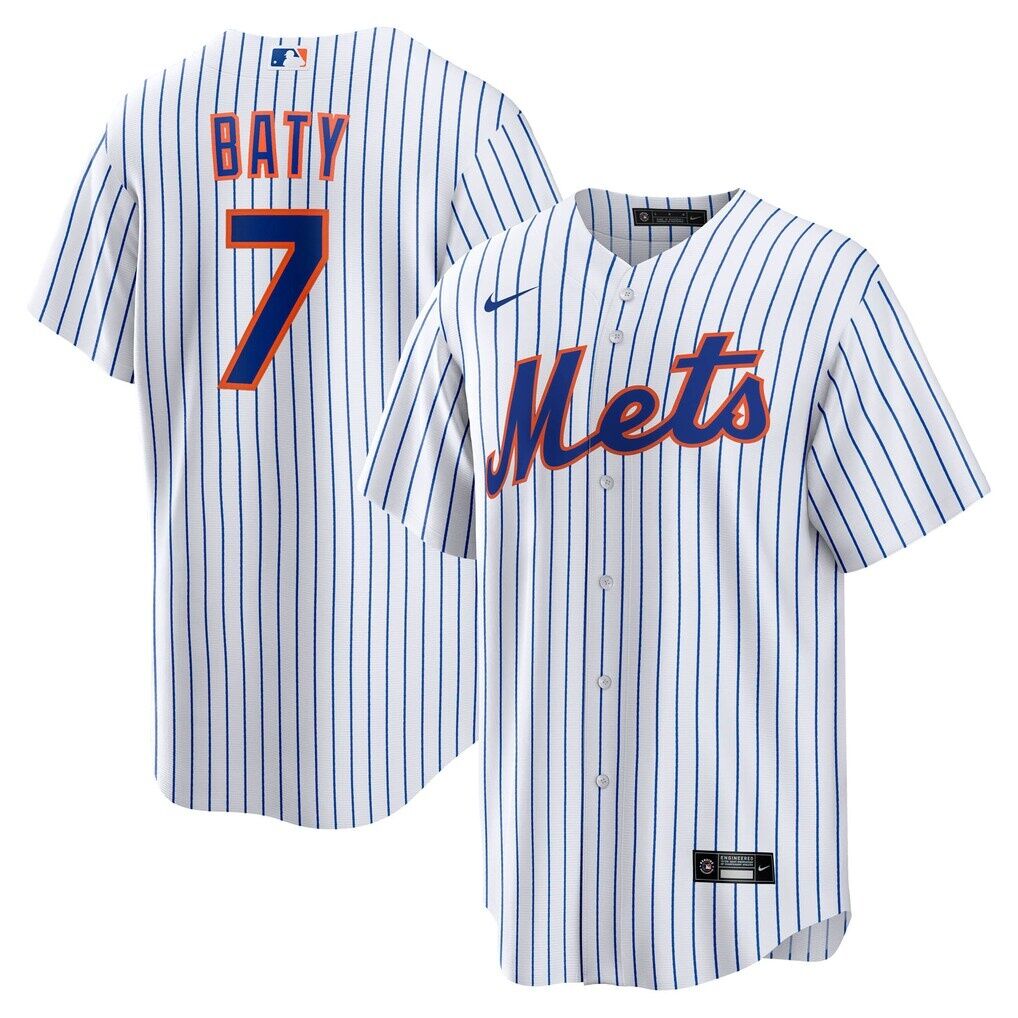 Brett Baty New York Mets Nike Home Replica Jersey