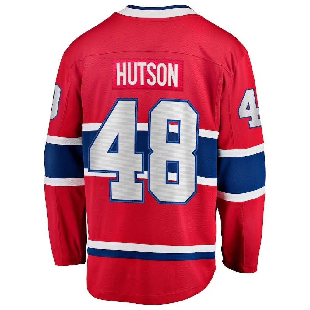 Lane Hutson Montreal Canadiens Fashion7 Home Breakaway Jersey