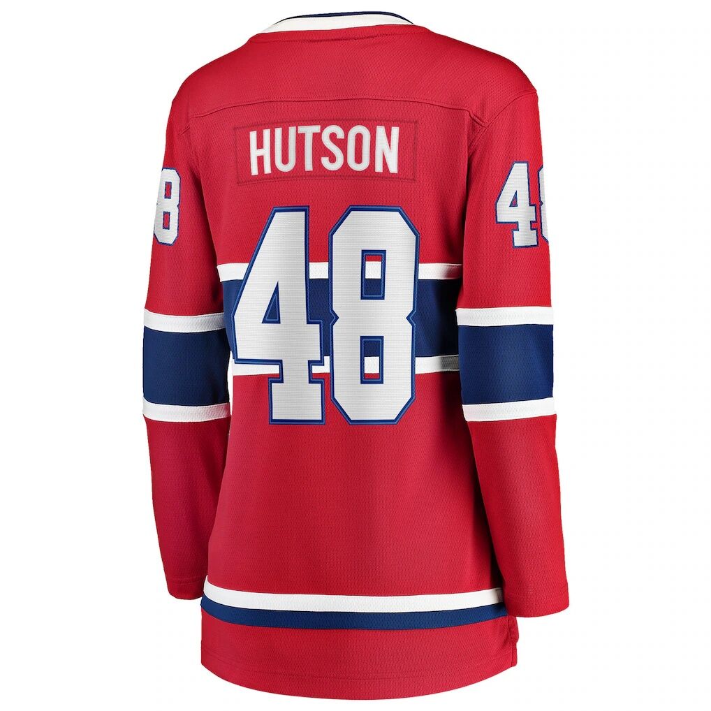 Lane Hutson Montreal Canadiens Fashion7 Women's Home Breakaway Player Jersey