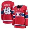 Lane Hutson Montreal Canadiens Fashion7 Women's Home Breakaway Player Jersey - Red - Front View