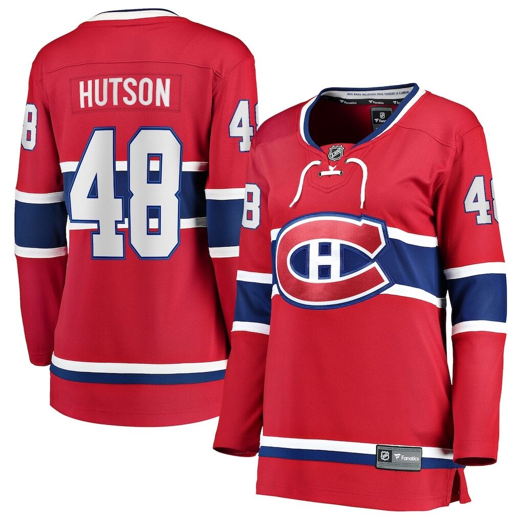 Lane Hutson Montreal Canadiens Fashion7 Women's Home Breakaway Player Jersey