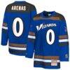 Gilbert Arenas Washington Wizards Mitchell & Ness Youth Maxxed Out 2.0 Fashion Hockey Jersey - Blue - Front View